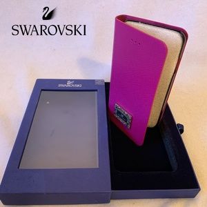 Swarovski iPhone 7 Jeweled Case NWT only unsealed for photo 2 sided clamshell